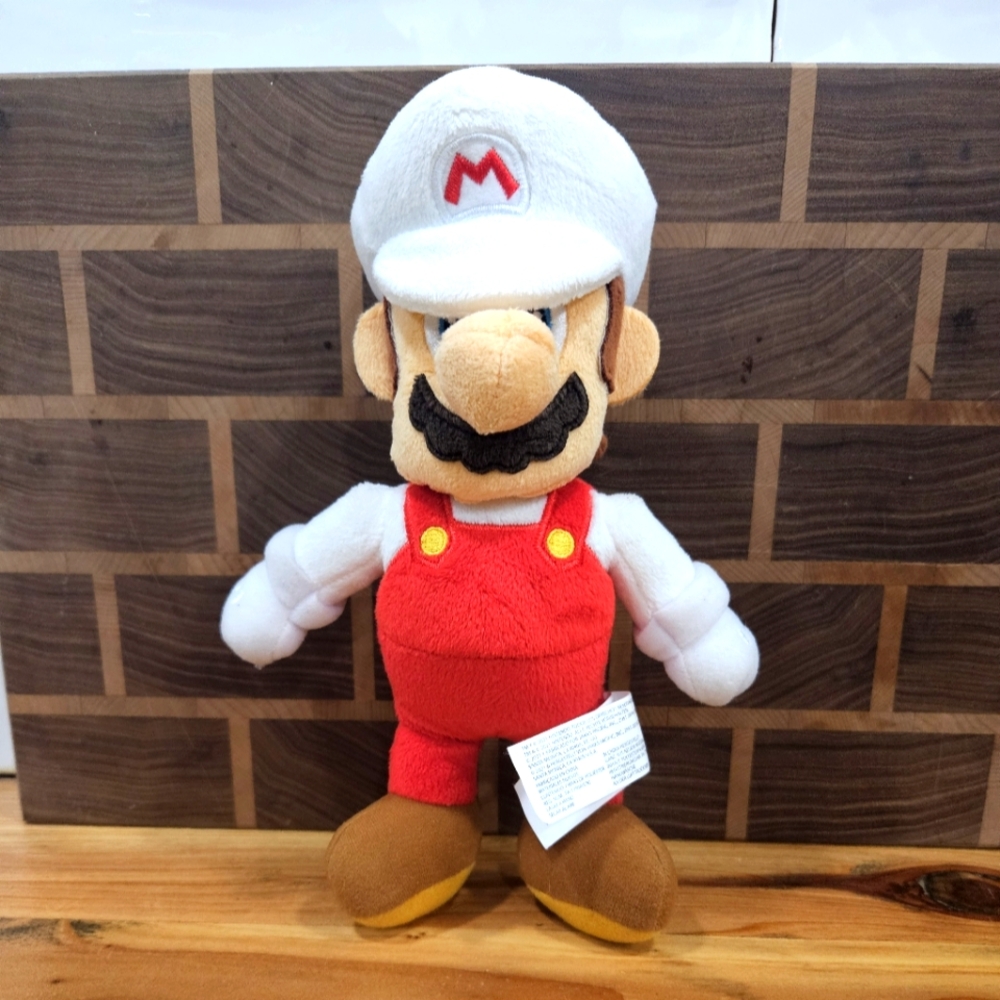 Nintendo Super Mario Bros World Super Fire Mario Mini Plush Doll
